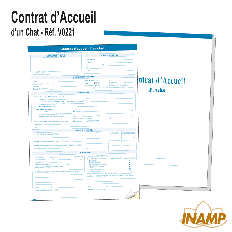 Chat - Carnet Contrat d'Accueil