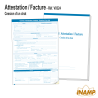 Chat - Carnet Contrat / Attestation / Facture